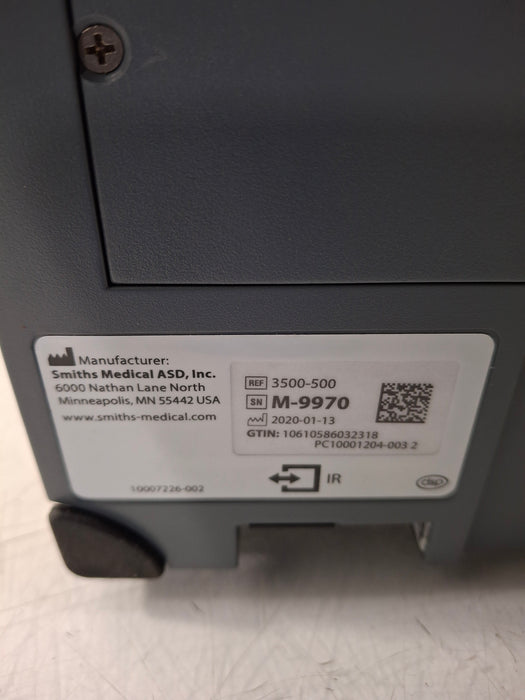 Smiths Medical Medfusion 3500 Version 6 Syringe Infusion Pump
