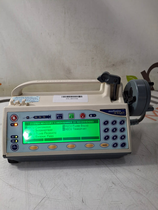 Smiths Medical Medfusion 3500 Version 6 Syringe Infusion Pump
