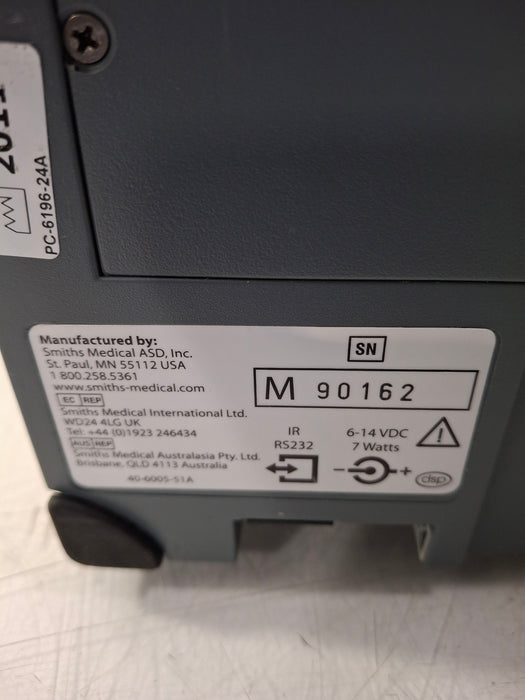 Smiths Medical Medfusion 3500 Version 6 Syringe Infusion Pump