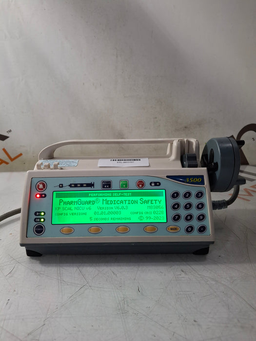 Smiths Medical Medfusion 3500 Version 6 Syringe Infusion Pump