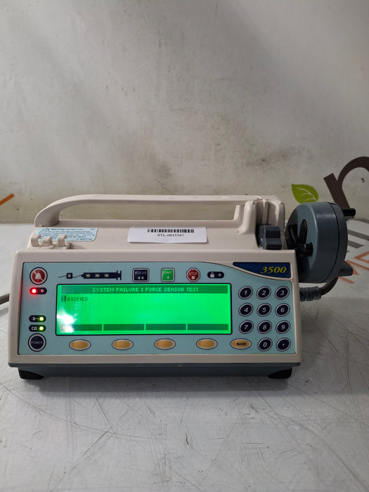 Smiths Medical Medfusion 3500 Version 6 Syringe Infusion Pump