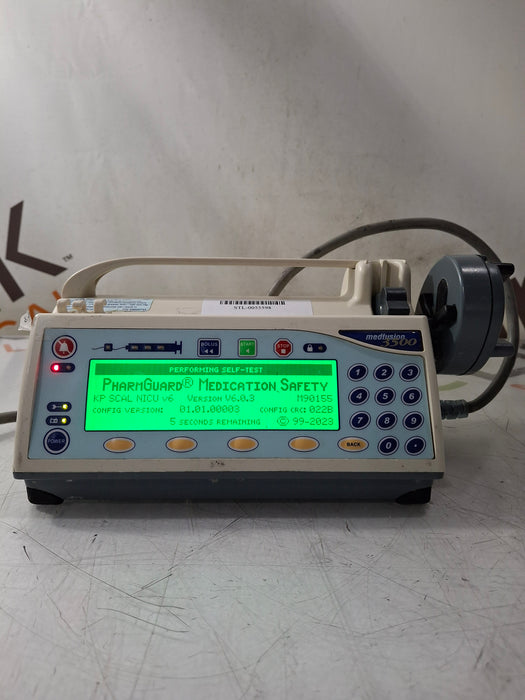 Smiths Medical Medfusion 3500 Version 6 Syringe Infusion Pump