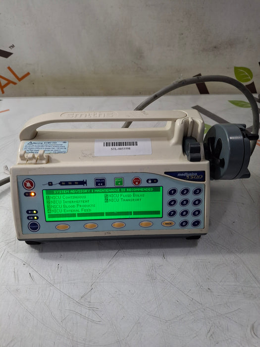 Smiths Medical Medfusion 3500 Version 6 Syringe Infusion Pump