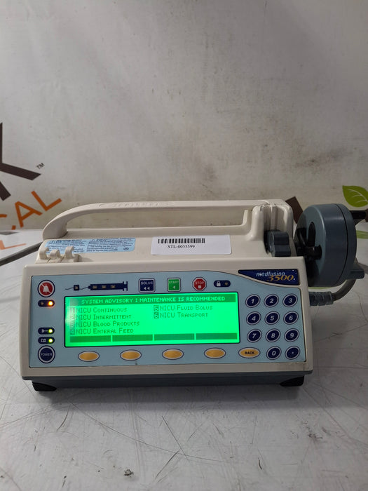 Smiths Medical Medfusion 3500 Version 6 Syringe Infusion Pump