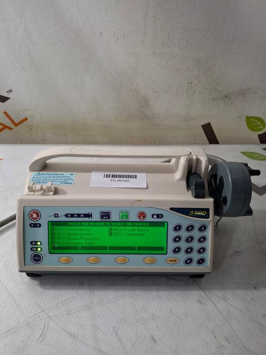 Smiths Medical Medfusion 3500 Version 6 Syringe Infusion Pump