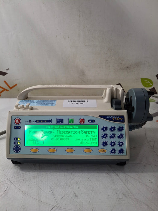 Smiths Medical Medfusion 3500 Version 6 Syringe Infusion Pump