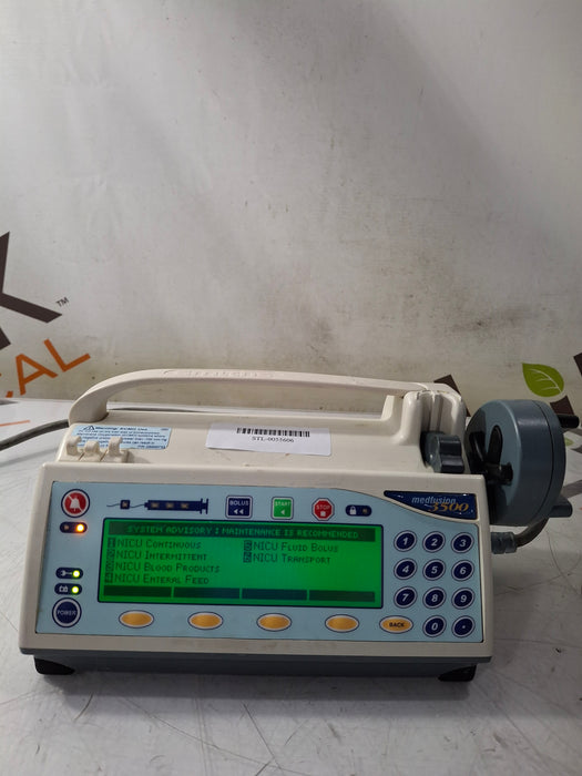 Smiths Medical Medfusion 3500 Version 6 Syringe Infusion Pump