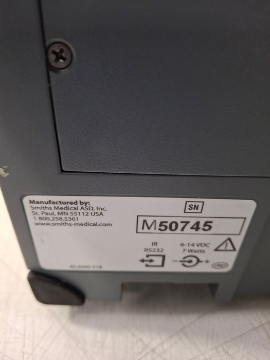 Smiths Medical Medfusion 3500 Version 6 Syringe Infusion Pump