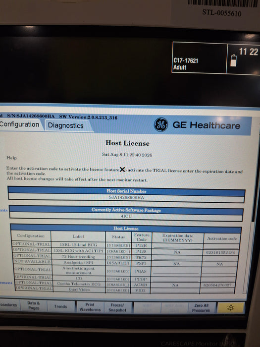 GE Healthcare GE Healthcare Carescape B450 Critical Care Patient Monitor Patient Monitors reLink Online