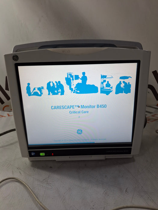 GE Healthcare Carescape B450 Critical Care Patient Monitor