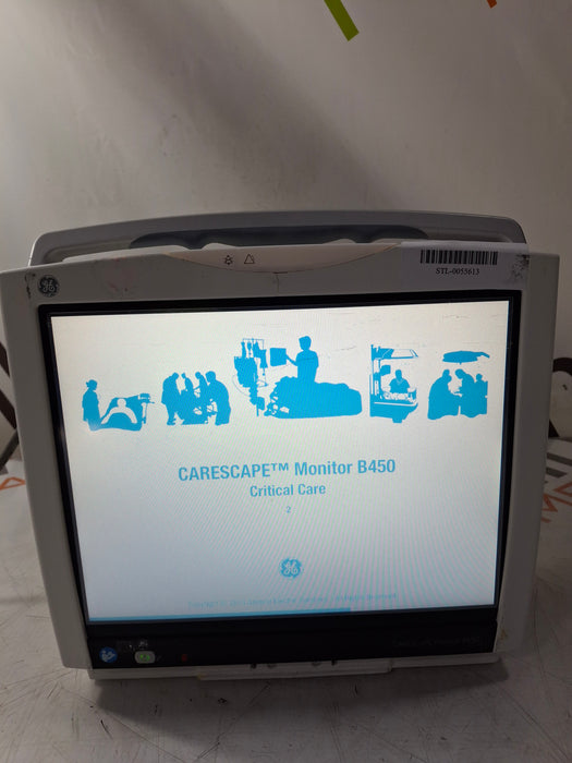 GE Healthcare Carescape B450 Critical Care Patient Monitor