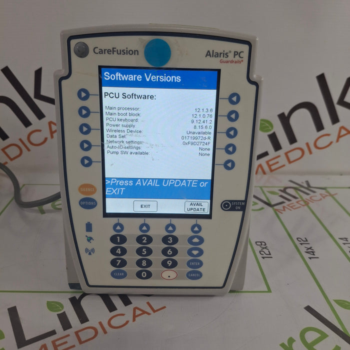 CareFusion Alaris 8015 Large Screen POC Infusion Pump