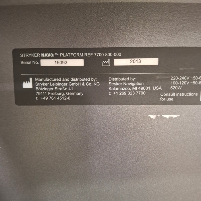 Stryker Stryker NAV3i Navigation System Surgical Equipment reLink Online