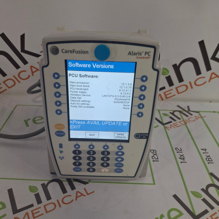 CareFusion Alaris 8015 Large Screen POC Infusion Pump