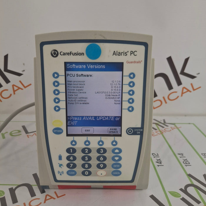 CareFusion Alaris 8015 Small Screen POC Infusion Pump