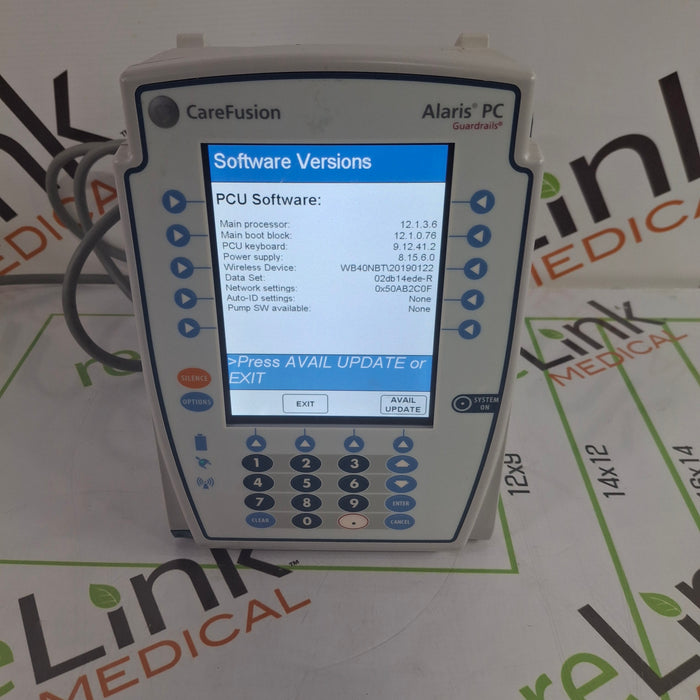 CareFusion Alaris 8015 Large Screen POC Infusion Pump