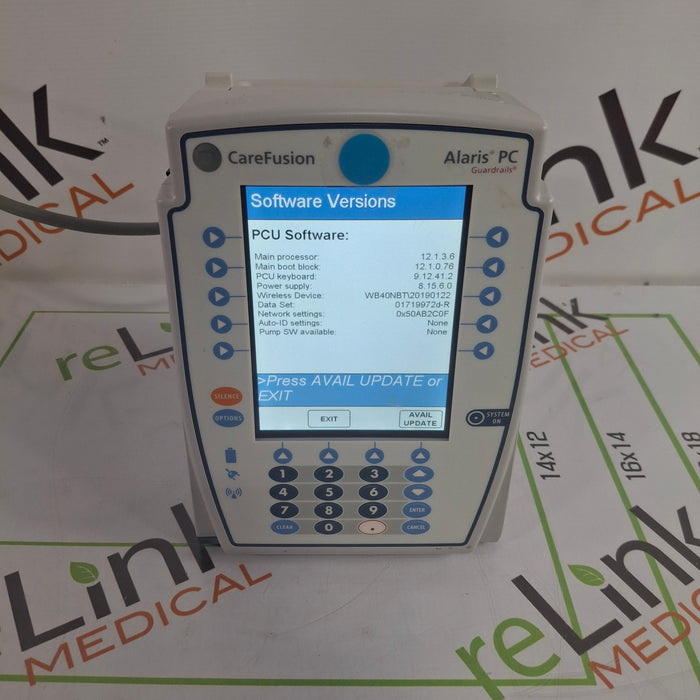 CareFusion Alaris 8015 Large Screen POC Infusion Pump