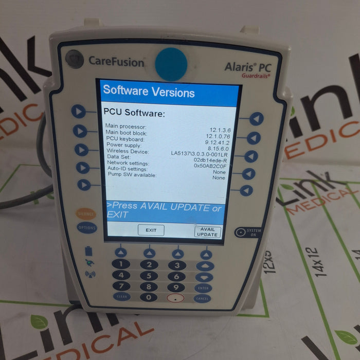 CareFusion Alaris 8015 Large Screen POC Infusion Pump