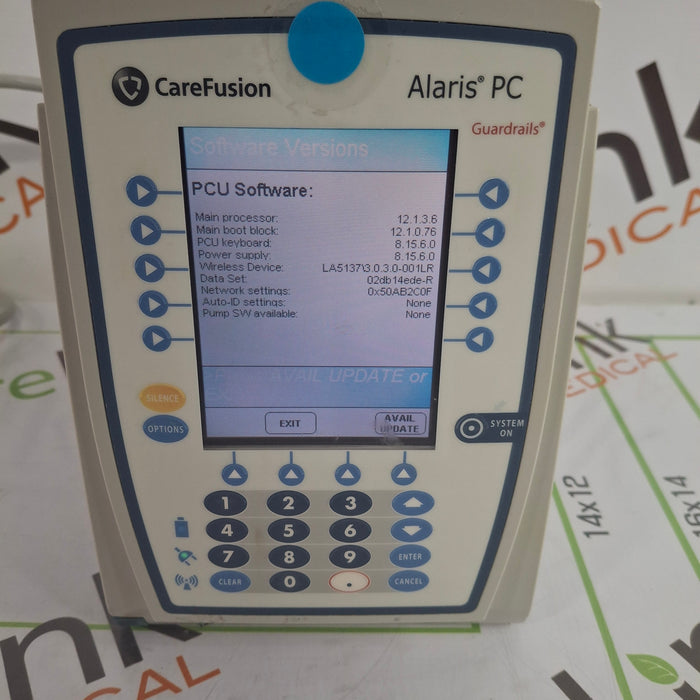 CareFusion Alaris 8015 Small Screen POC Infusion Pump