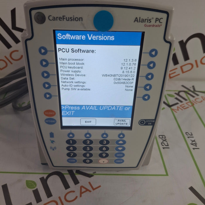 CareFusion Alaris 8015 Large Screen POC Infusion Pump