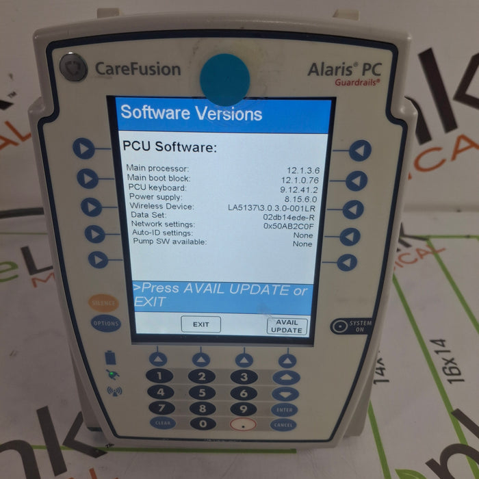 CareFusion Alaris 8015 Large Screen POC Infusion Pump