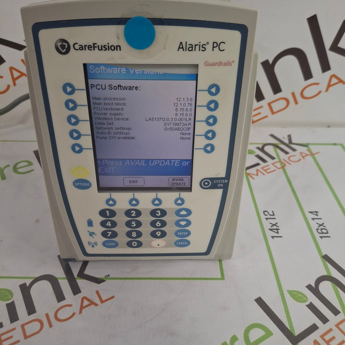 CareFusion Alaris 8015 Small Screen POC Infusion Pump