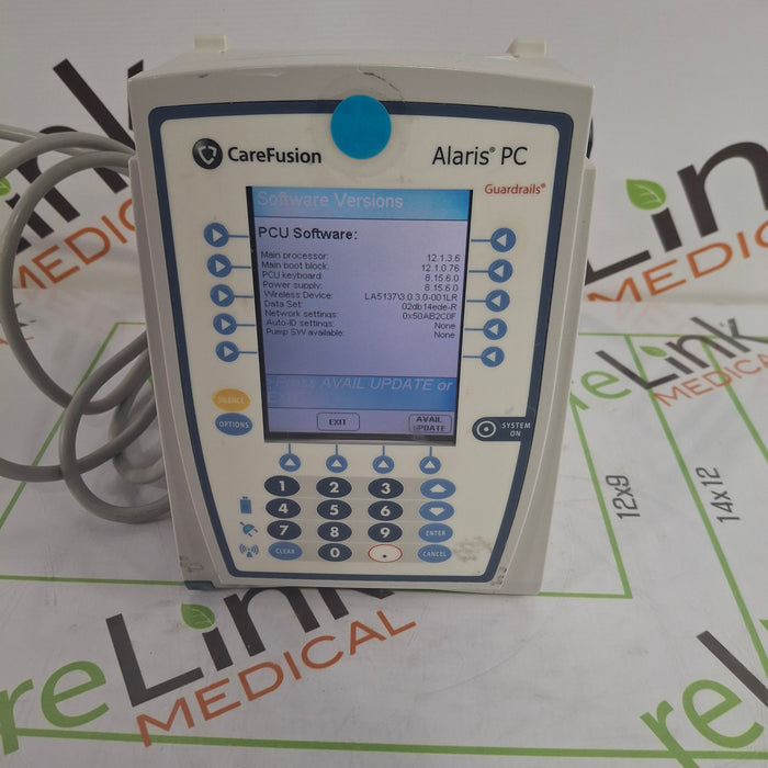 CareFusion Alaris 8015 Small Screen POC Infusion Pump