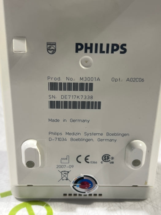 Philips M3001A-A02C06 OxiMax SpO2, NIBP, ECG, Temp, IBP MMS Module