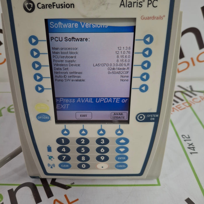 CareFusion Alaris 8015 Small Screen POC Infusion Pump