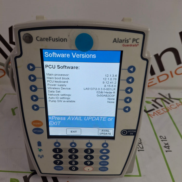 CareFusion Alaris 8015 Large Screen POC Infusion Pump