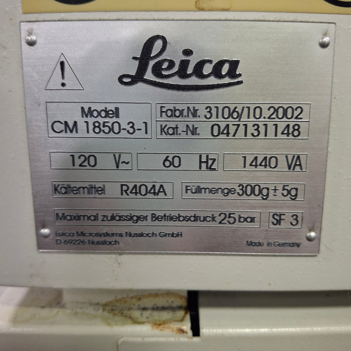 Leica CM1850 Cryostat