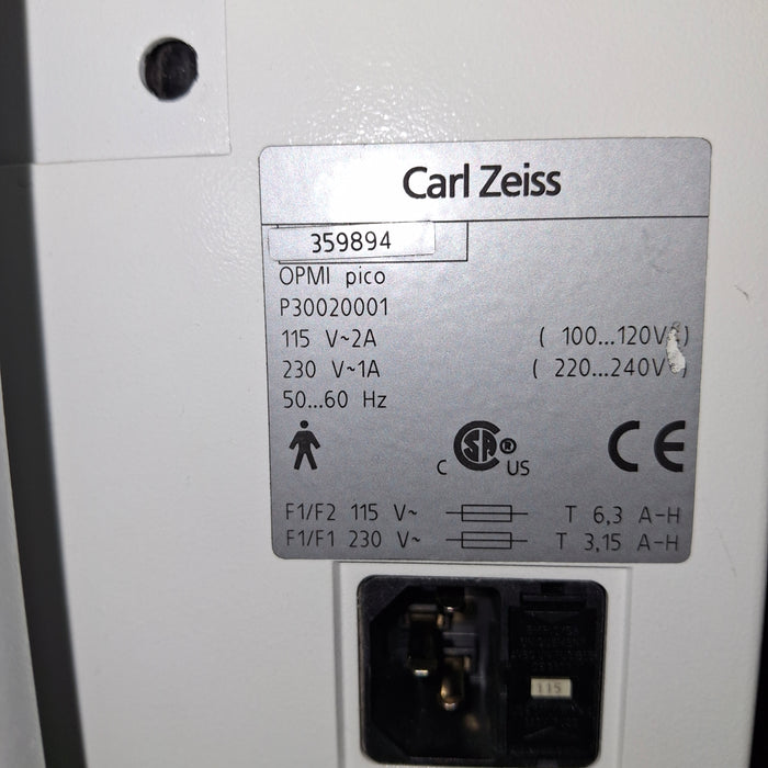 Carl Zeiss Opmi Pico Surgical Microscope