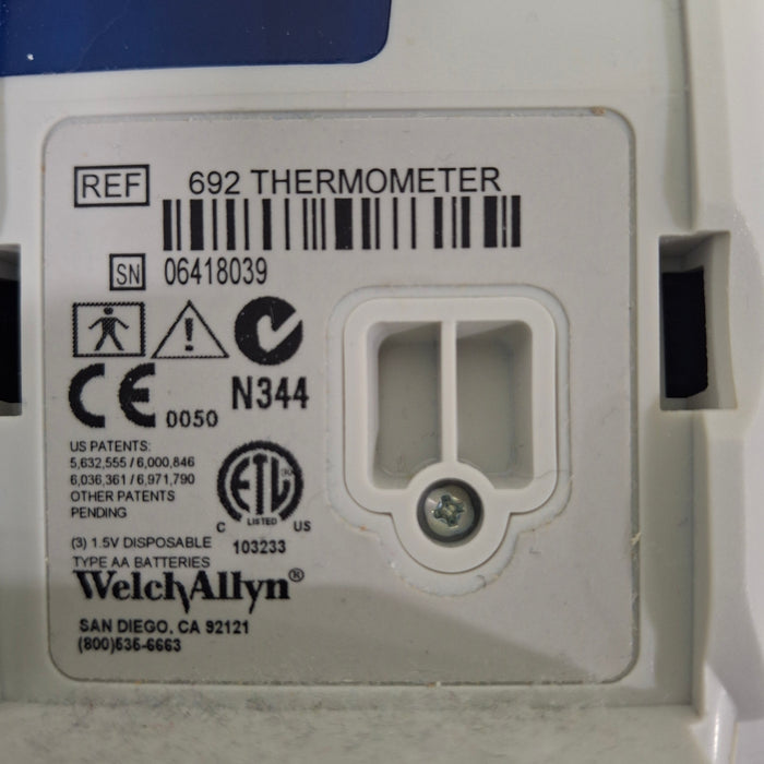 Welch Allyn SureTemp Plus 692 Thermometer