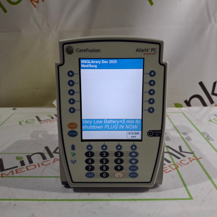 CareFusion Alaris 8015 Large Screen POC Infusion Pump