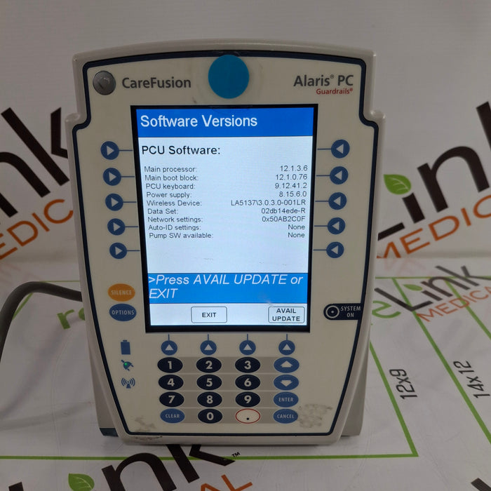 CareFusion Alaris 8015 Large Screen POC Infusion Pump
