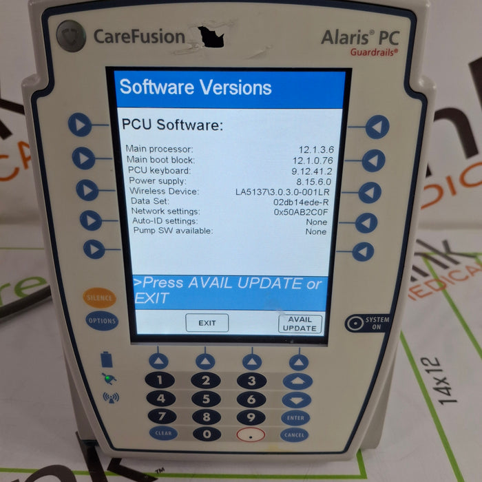 CareFusion Alaris 8015 Large Screen POC Infusion Pump