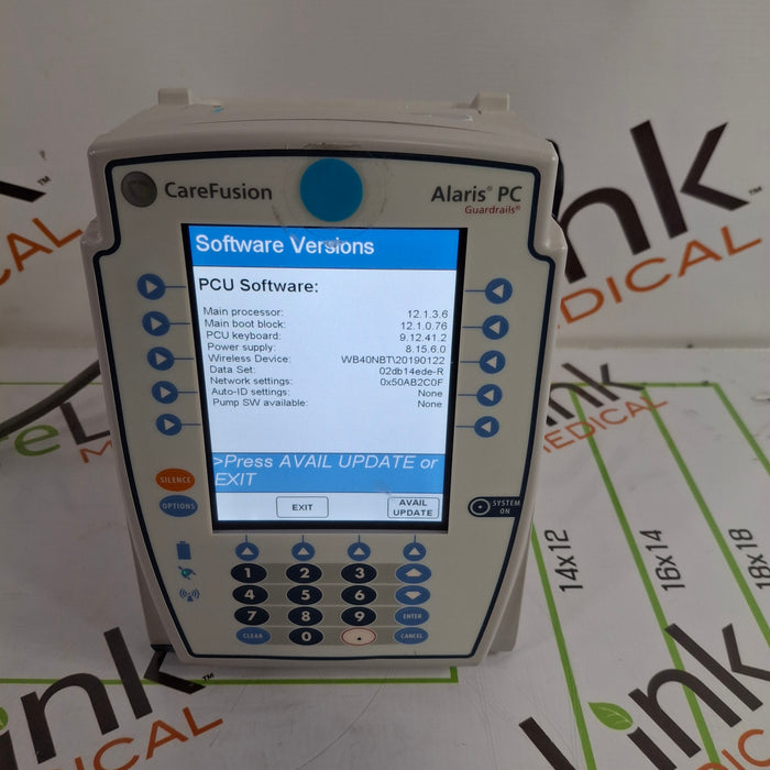 CareFusion Alaris 8015 Large Screen POC Infusion Pump