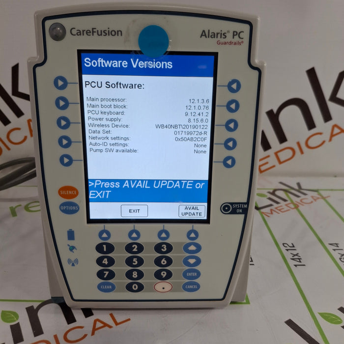 CareFusion Alaris 8015 Large Screen POC Infusion Pump