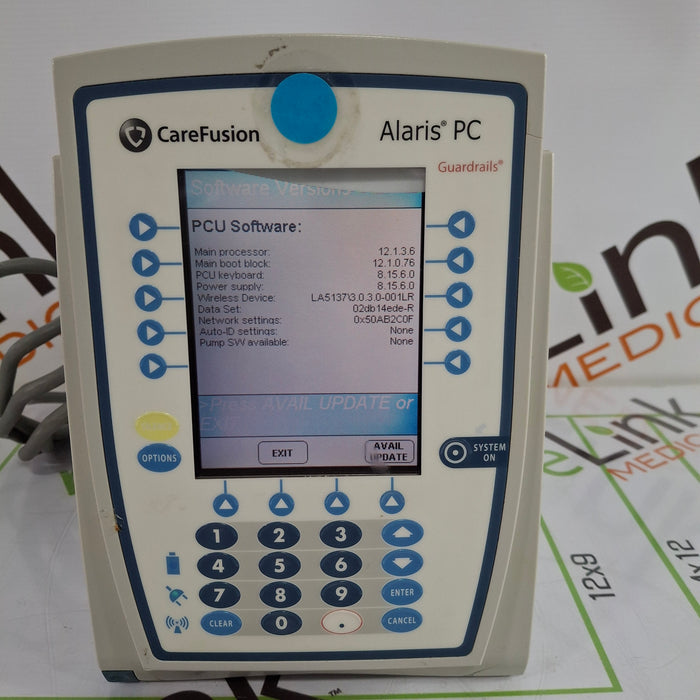 CareFusion Alaris 8015 Small Screen POC Infusion Pump