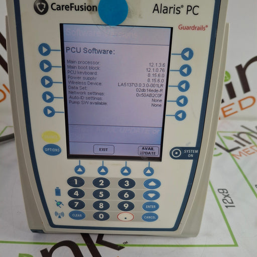CareFusion CareFusion Alaris 8015 Small Screen POC Infusion Pump Infusion Pump reLink Online