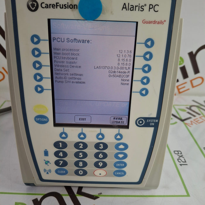 CareFusion Alaris 8015 Small Screen POC Infusion Pump