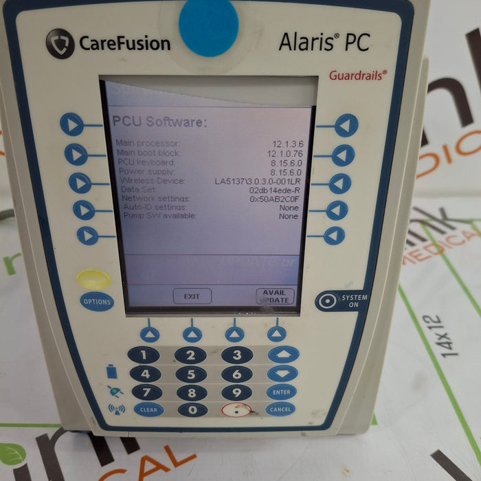 CareFusion Alaris 8015 Small Screen POC Infusion Pump