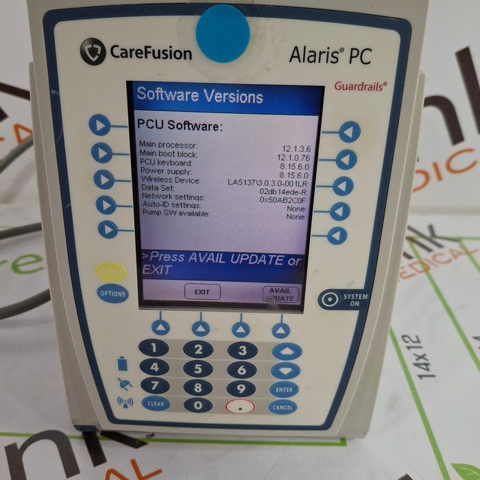 CareFusion Alaris 8015 Small Screen POC Infusion Pump