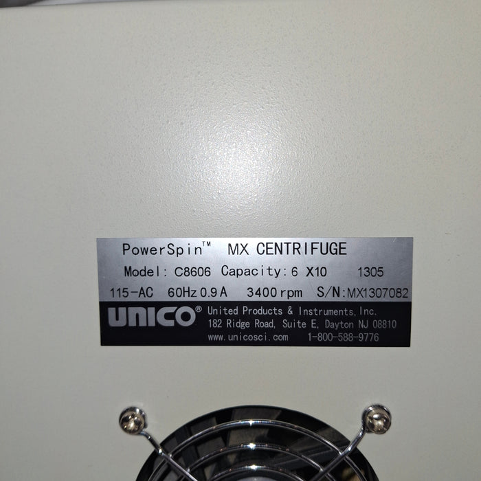 Unico C8624 PowerSpin MX Centrifuge