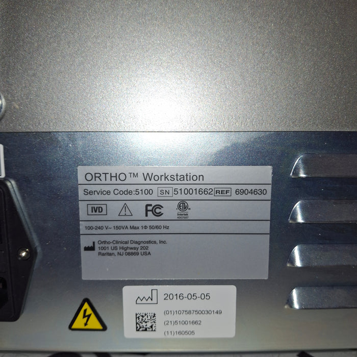 Ortho Clinical Diagnostics Ortho Workstation Incubator Centrifuge