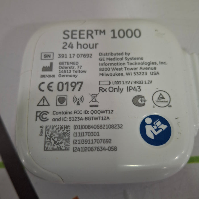 GE Healthcare SEER 1000 Holter Recorder