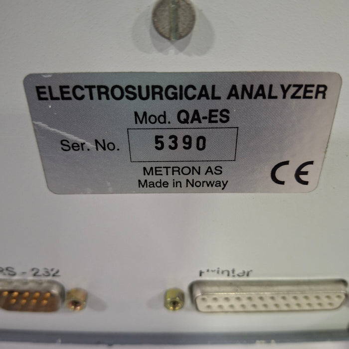 Metron Medical QA-ES Electrosurgical Analyzer