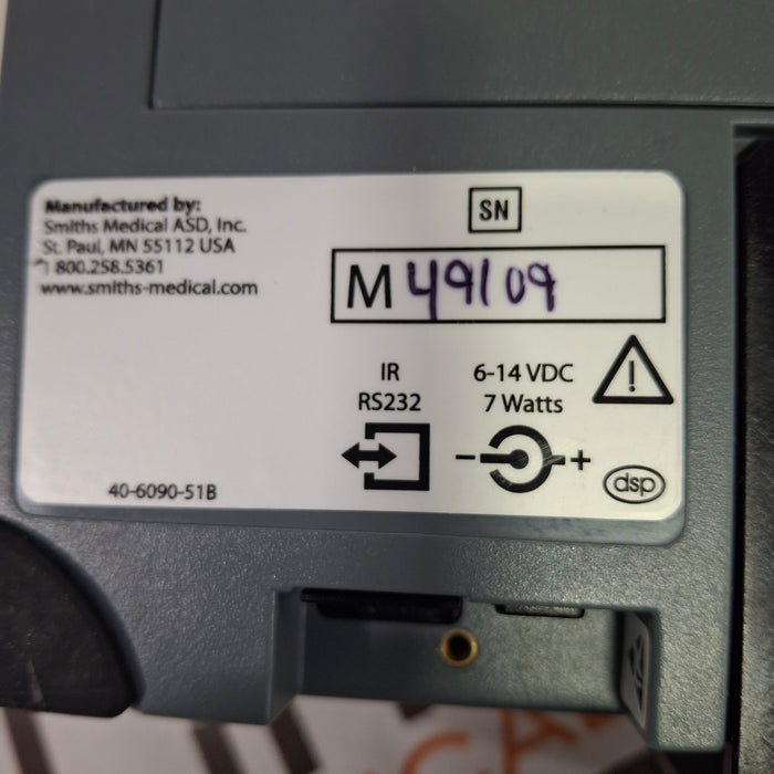 Smiths Medical Medfusion 3500 Syringe Infusion Pump
