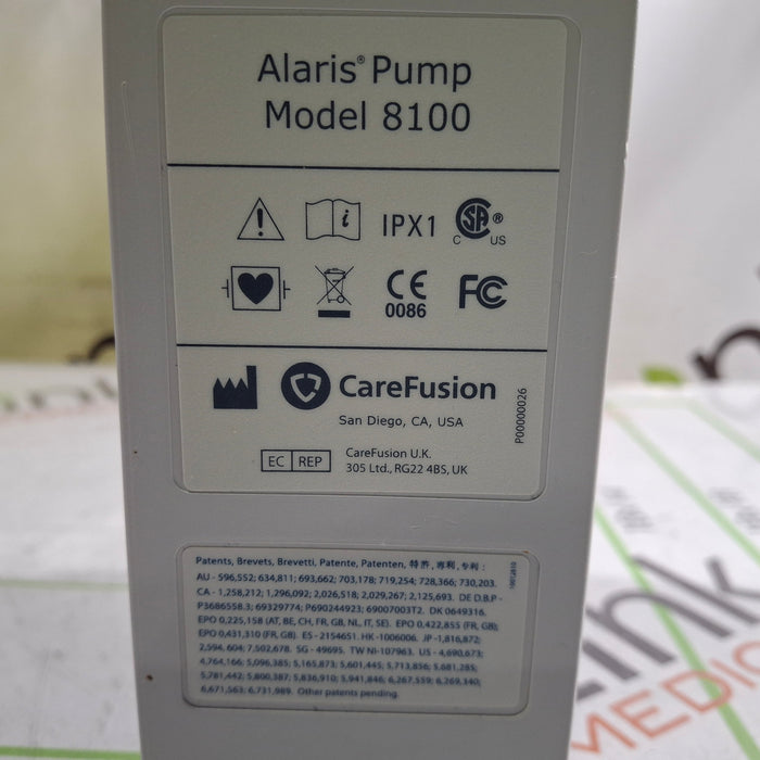 CareFusion Alaris 8100 LVP Infusion Pump Module
