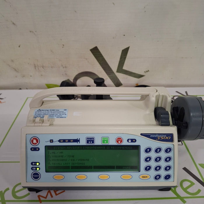 Smiths Medical Medfusion 3500 Syringe Infusion Pump
